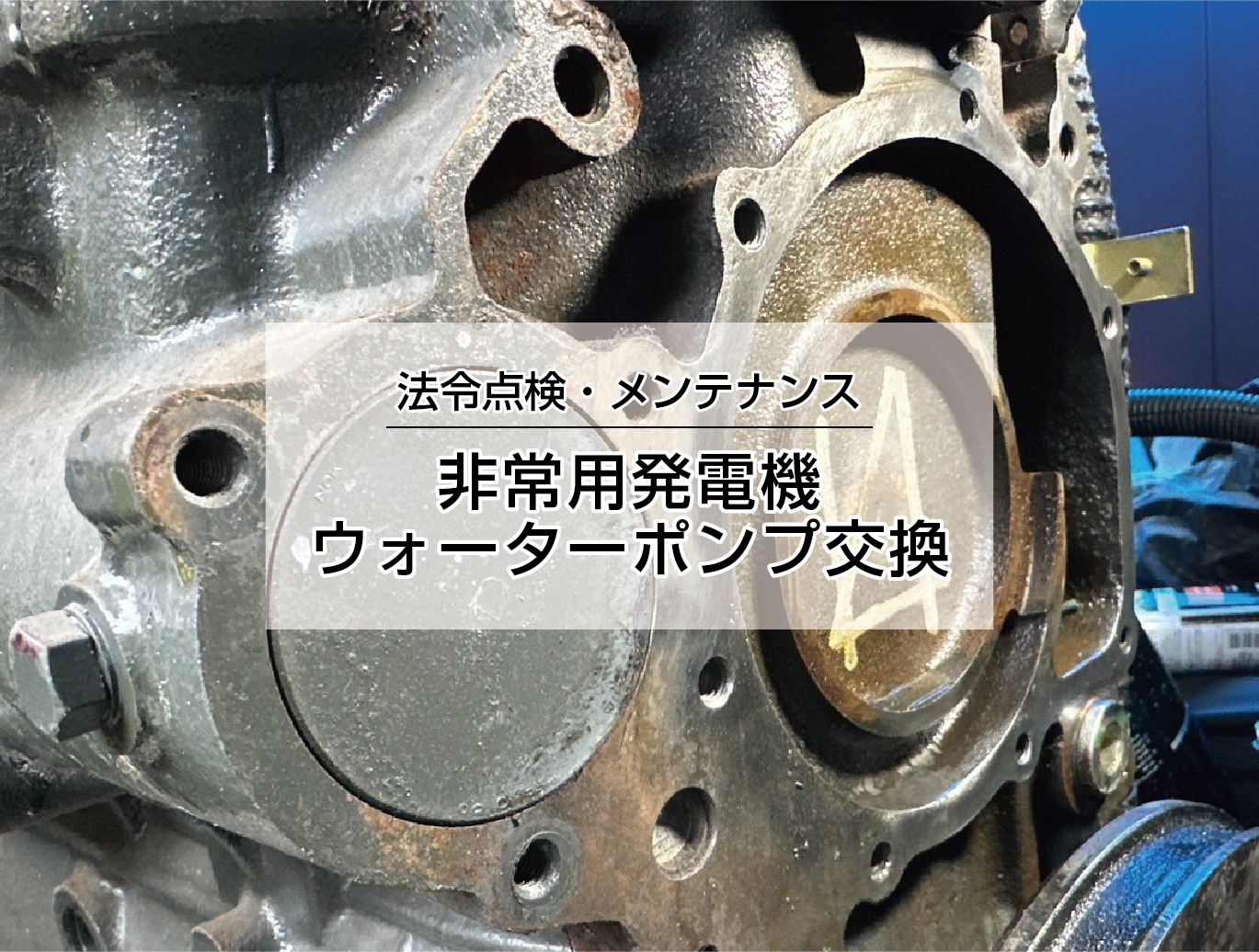 ウォーターポンプ交換