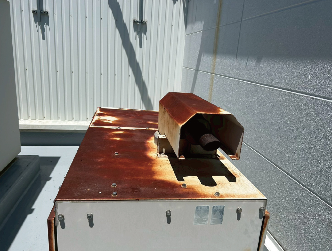発電機塗装